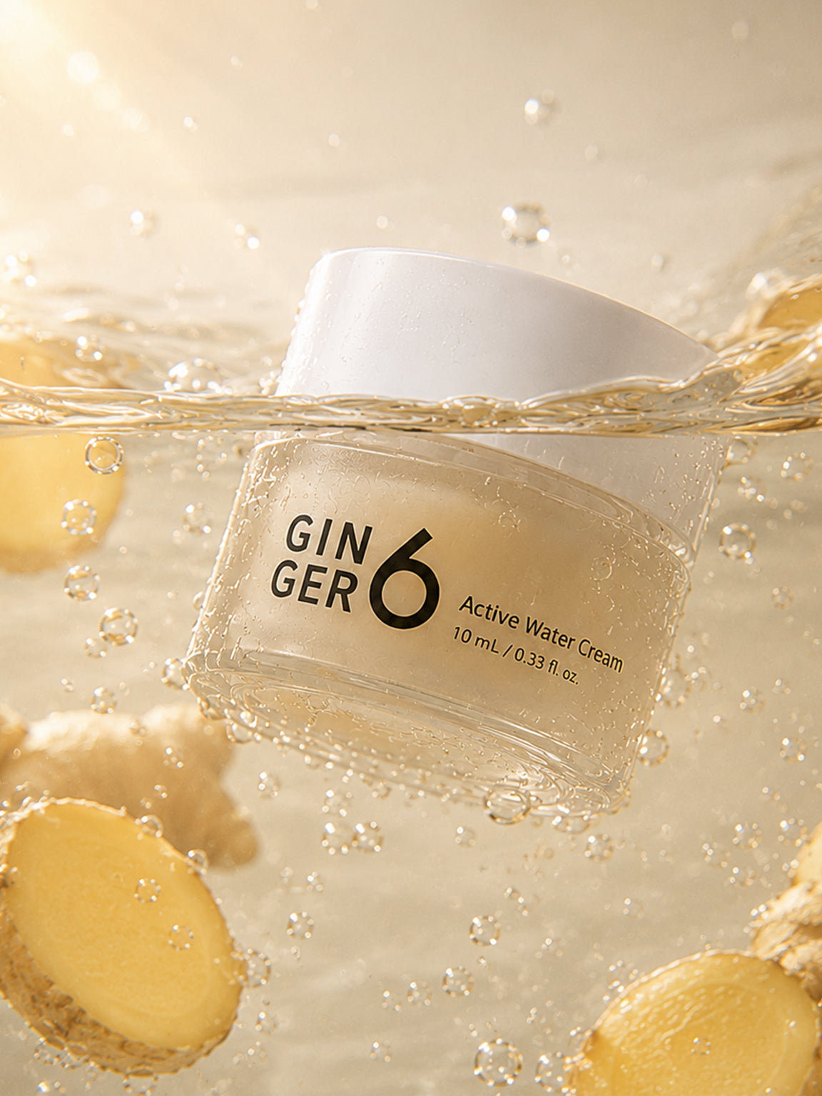 Ginger6 Active Water Cream Miniature - 10ml