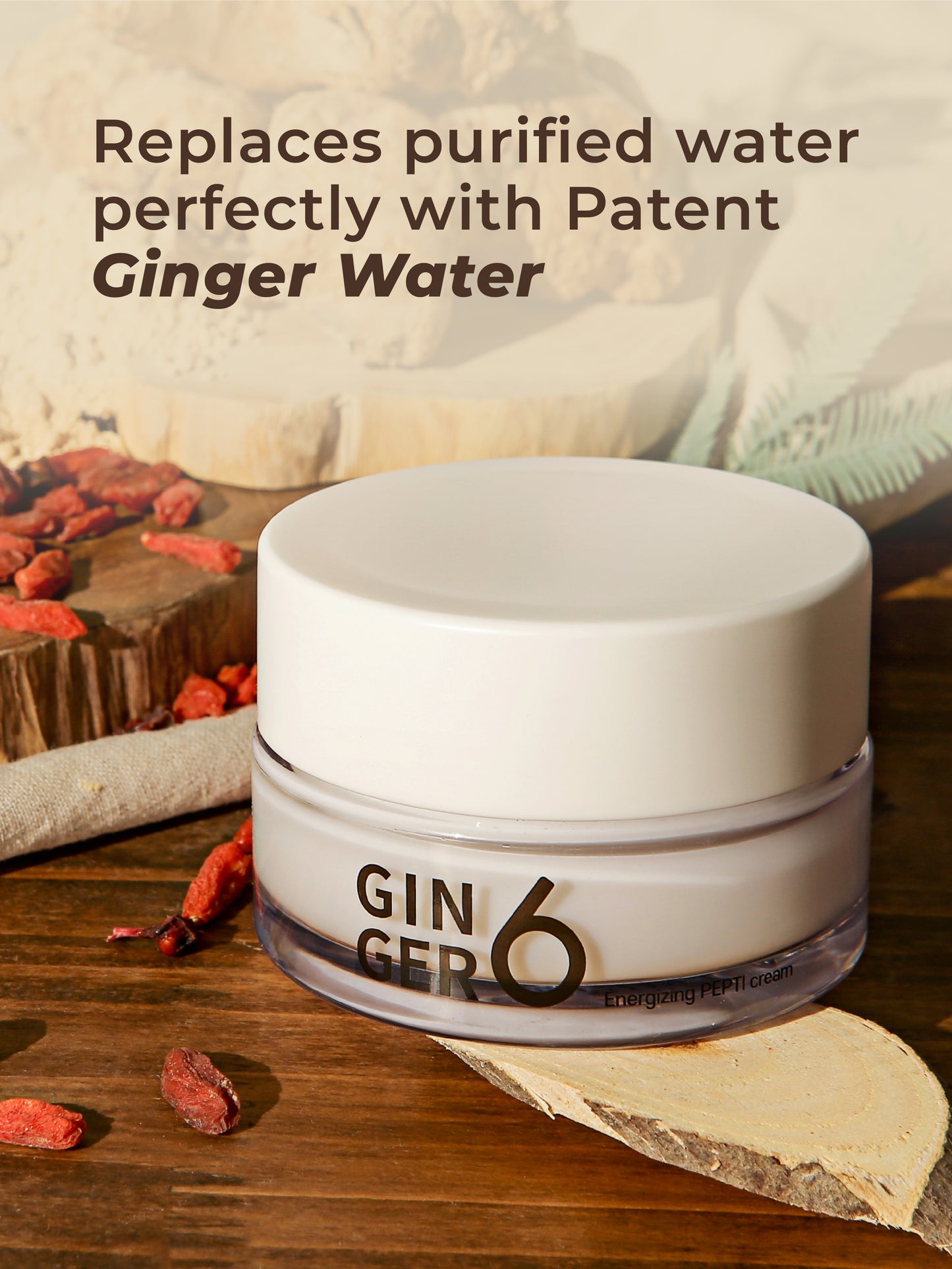 Ginger6 Energizing PEPTI Night Cream 50ml