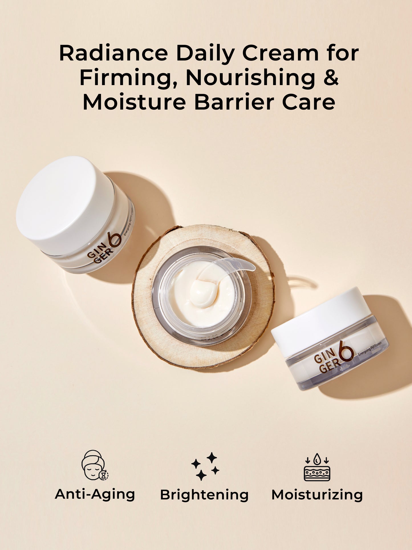 Ginger6 Energizing PEPTI Night Cream 50ml