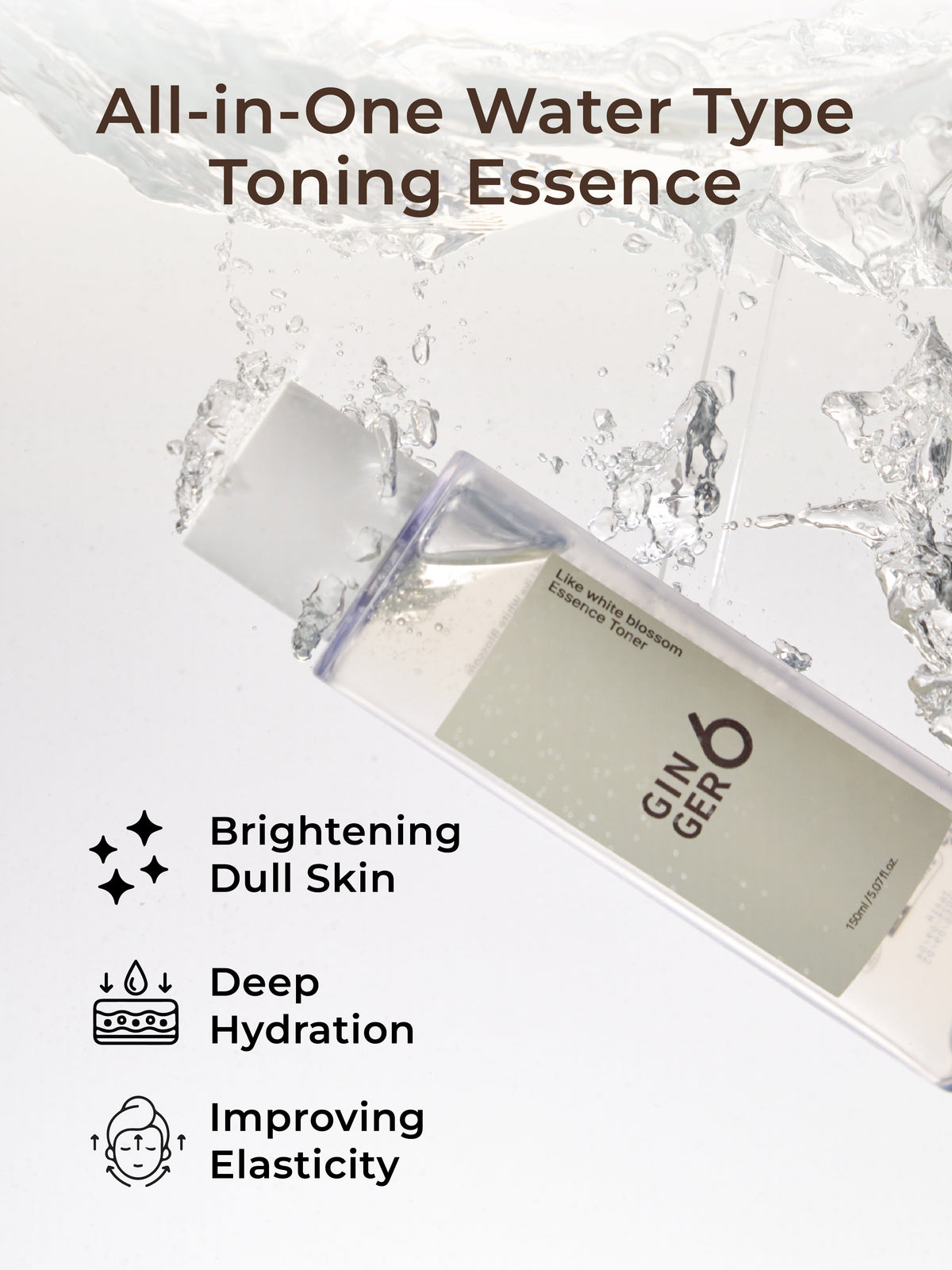 Ginger6 Like White Blossom Essence Toner 150ml